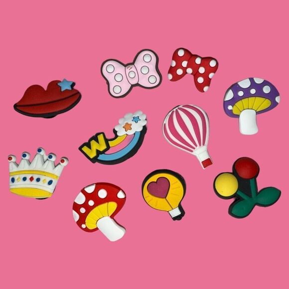 NEW Random Things Shroom Lips Shoe Charms #2 B5 - Picture 1 of 1